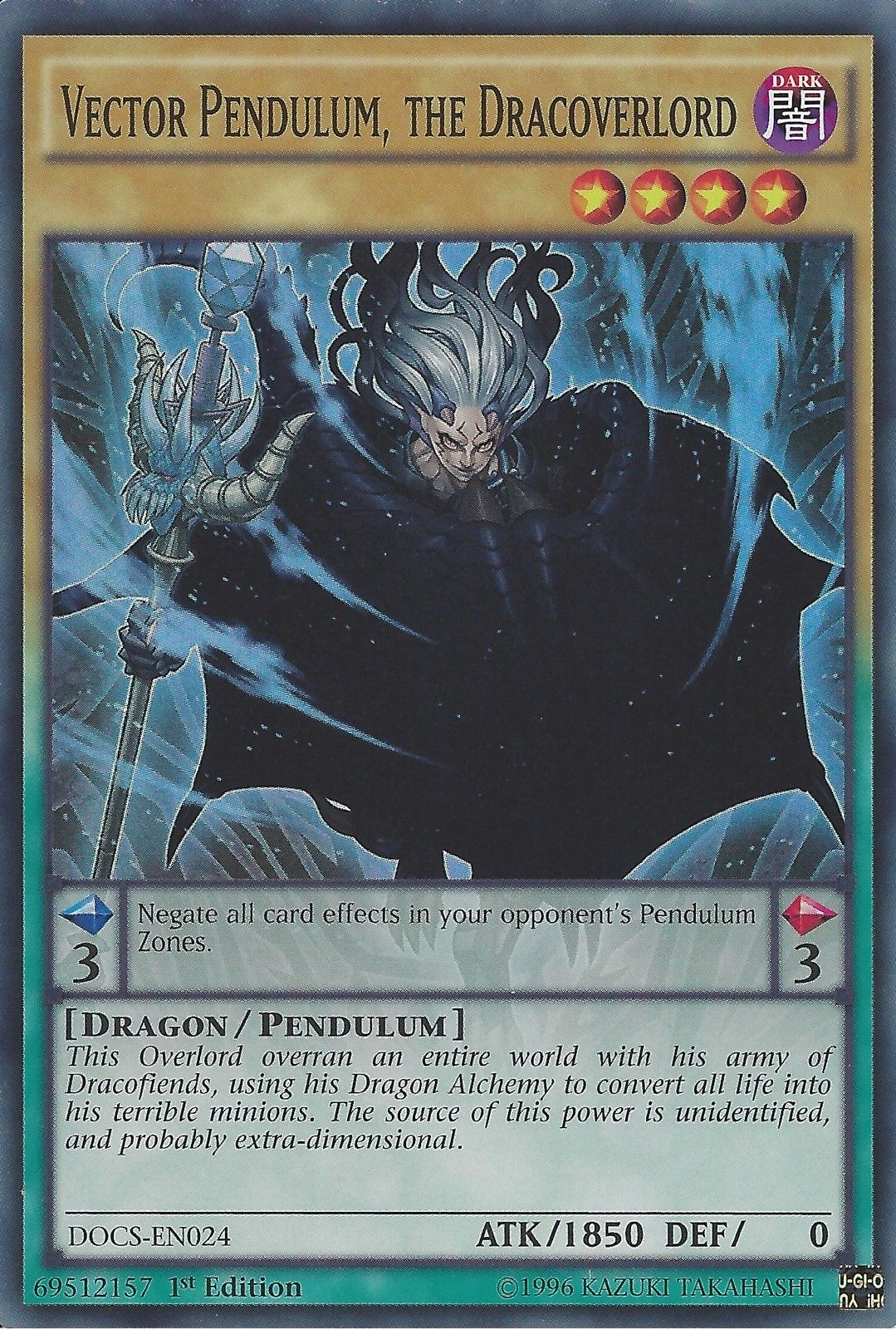 Vector Pendulum, the Dracoverlord [DOCS-EN024] Super Rare | Pegasus Games WI