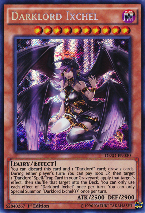 Darklord Ixchel [DESO-EN030] Secret Rare | Pegasus Games WI