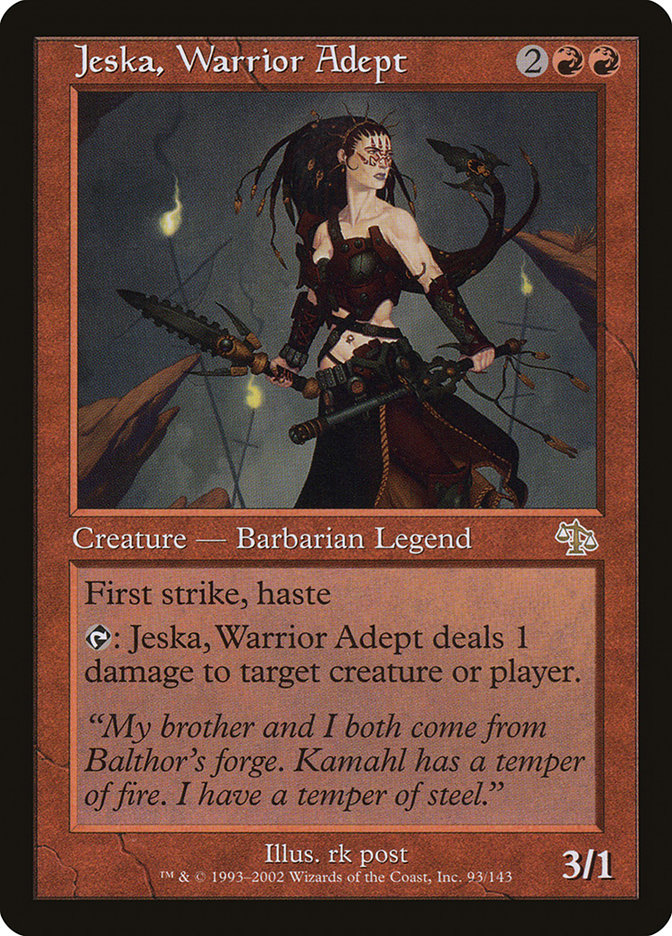 Jeska, Warrior Adept [Judgment] | Pegasus Games WI