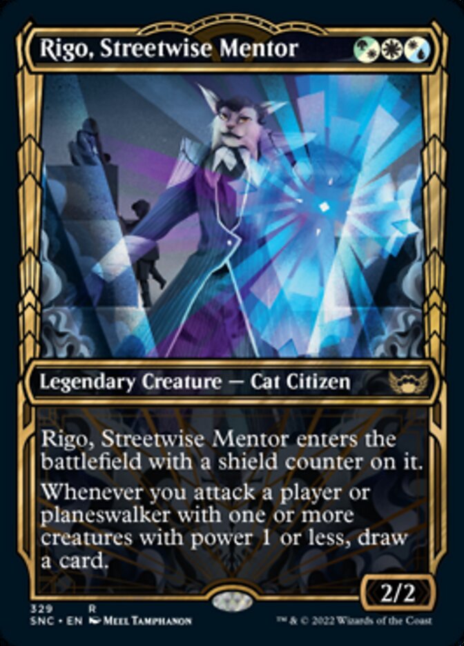 Rigo, Streetwise Mentor (Showcase Golden Age) [Streets of New Capenna] | Pegasus Games WI