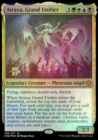 Atraxa, Grand Unifier [Phyrexia: All Will Be One Prerelease Promos] | Pegasus Games WI