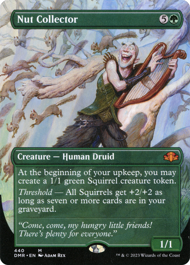Nut Collector (Borderless Alternate Art) [Dominaria Remastered] | Pegasus Games WI
