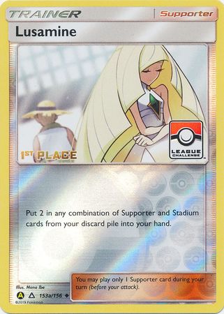 Lusamine (153a/156) (League Challenge Alt Art 1st Place) [Sun & Moon: Ultra Prism] | Pegasus Games WI