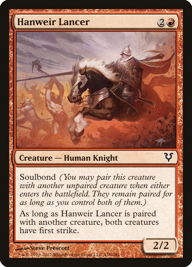 Hanweir Lancer [Avacyn Restored] | Pegasus Games WI