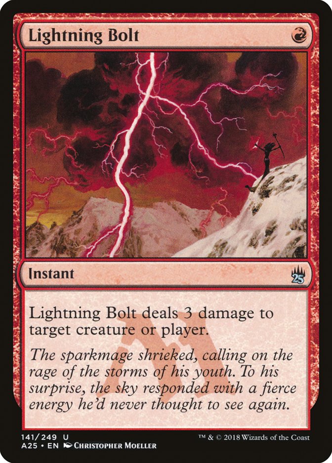 Lightning Bolt [Masters 25] | Pegasus Games WI