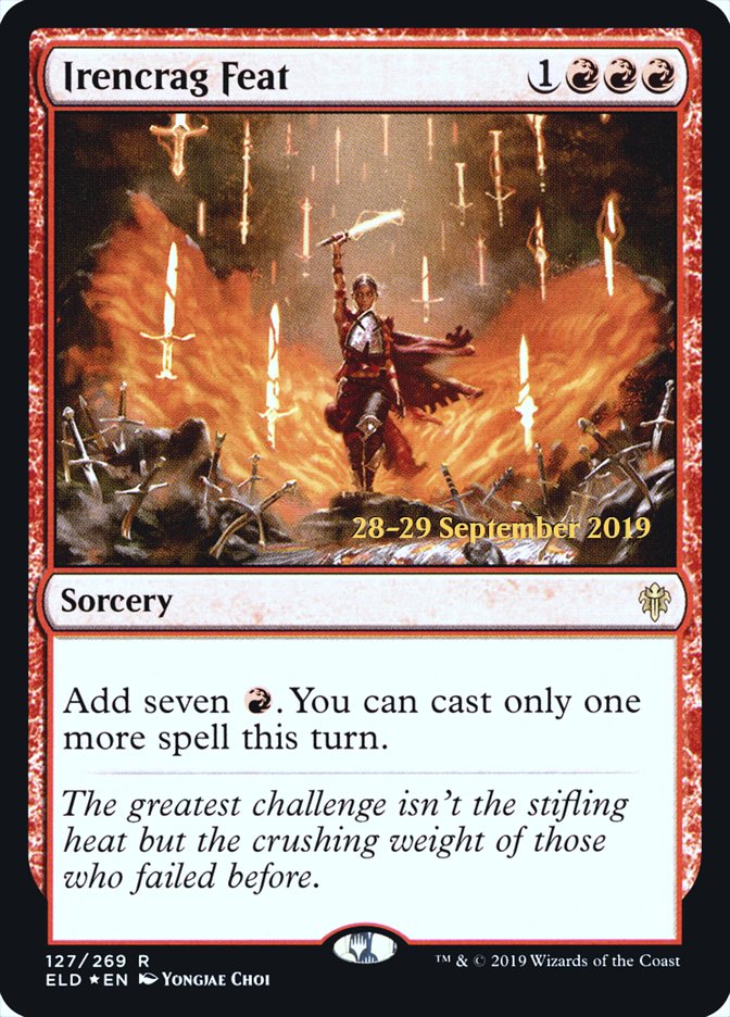 Irencrag Feat [Throne of Eldraine Prerelease Promos] | Pegasus Games WI