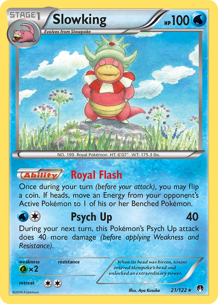 Slowking (21/122) (Theme Deck Exclusive) [XY: BREAKpoint] | Pegasus Games WI