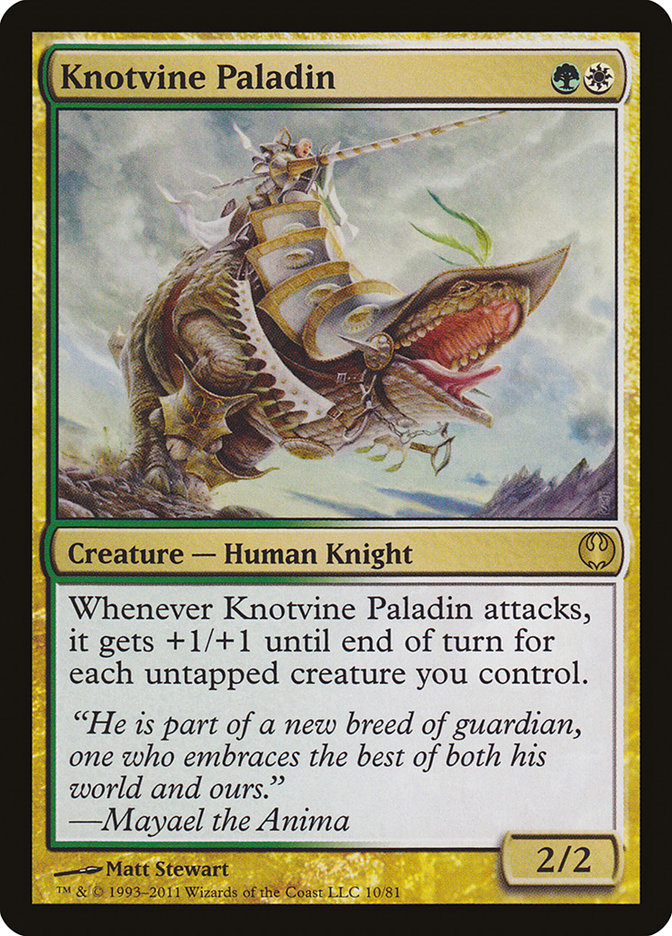 Knotvine Paladin [Duel Decks: Knights vs. Dragons] | Pegasus Games WI