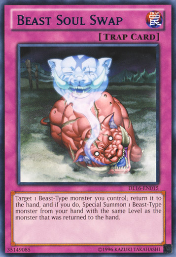 Beast Soul Swap (Blue) [DL16-EN015] Rare | Pegasus Games WI