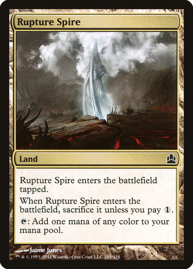 Rupture Spire [Commander 2011] | Pegasus Games WI