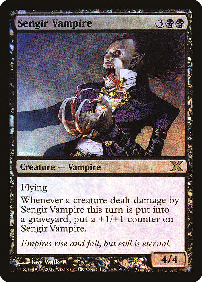 Sengir Vampire (Premium Foil) [Tenth Edition] | Pegasus Games WI
