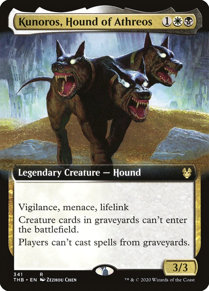 Kunoros, Hound of Athreos (Extended Art) [Theros Beyond Death] | Pegasus Games WI