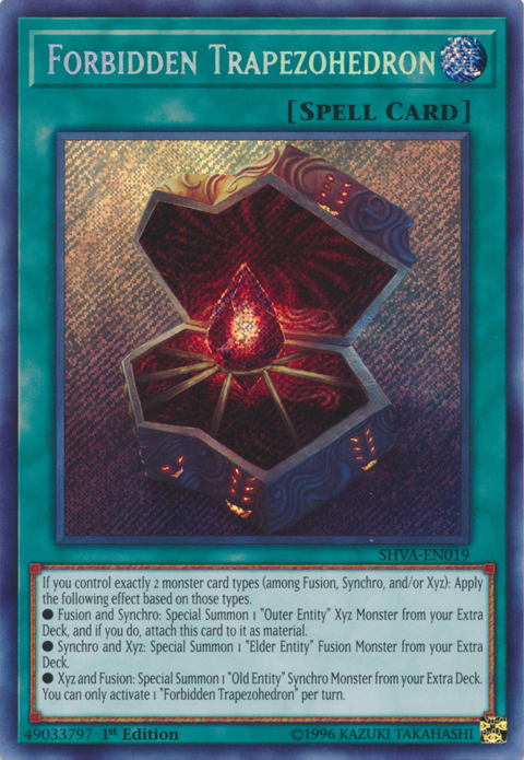 Forbidden Trapezohedron [SHVA-EN019] Secret Rare | Pegasus Games WI