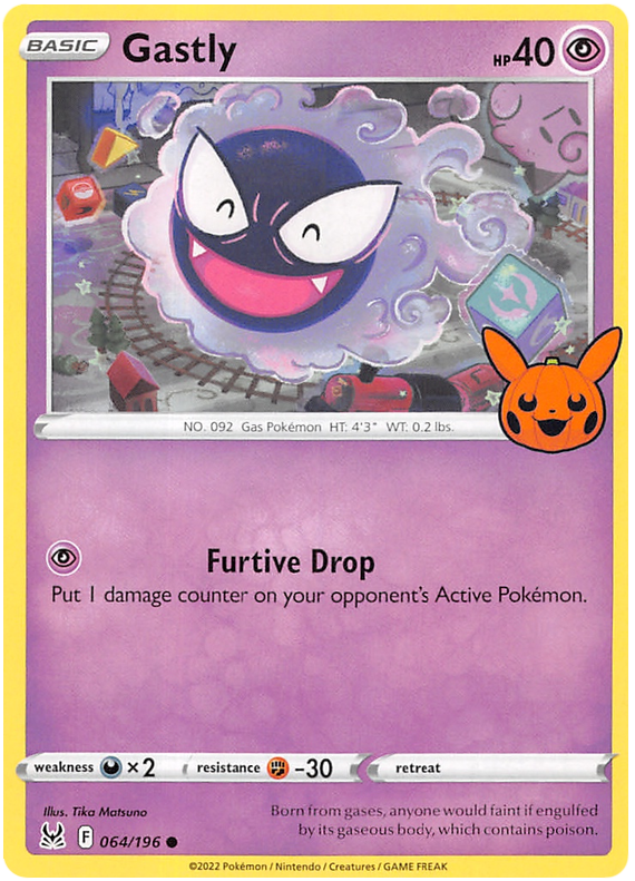 Gastly (064/196) [Trick or Trade 2023] | Pegasus Games WI