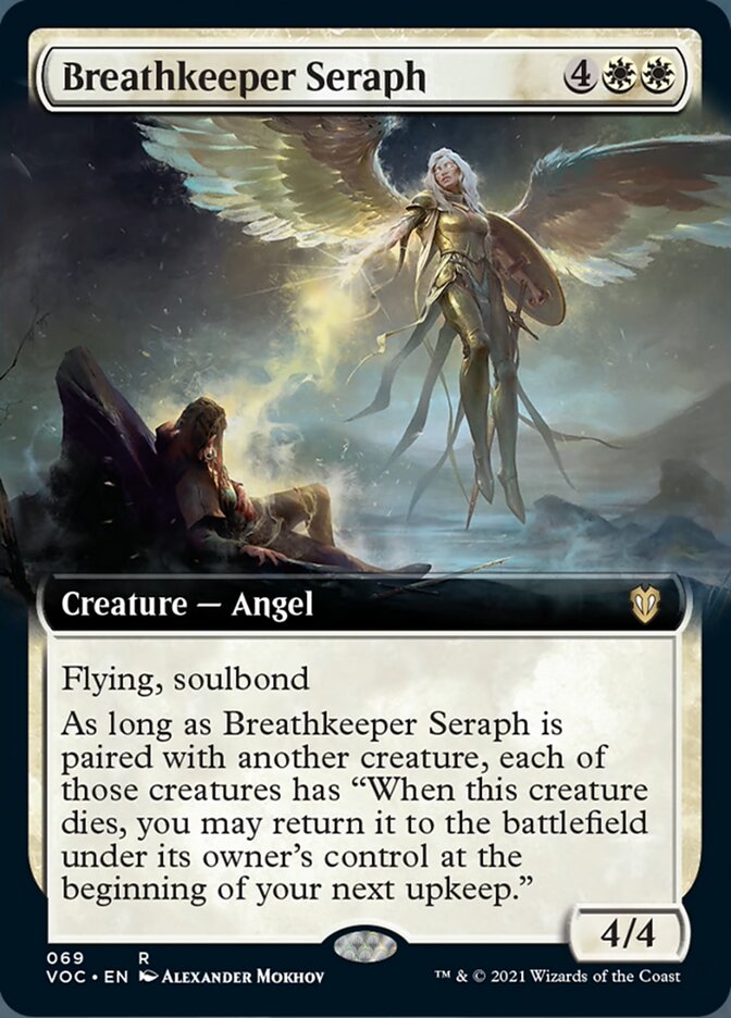 Breathkeeper Seraph (Extended Art) [Innistrad: Crimson Vow Commander] | Pegasus Games WI