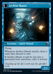 Overwhelmed Archivist // Archive Haunt [Innistrad: Midnight Hunt] | Pegasus Games WI