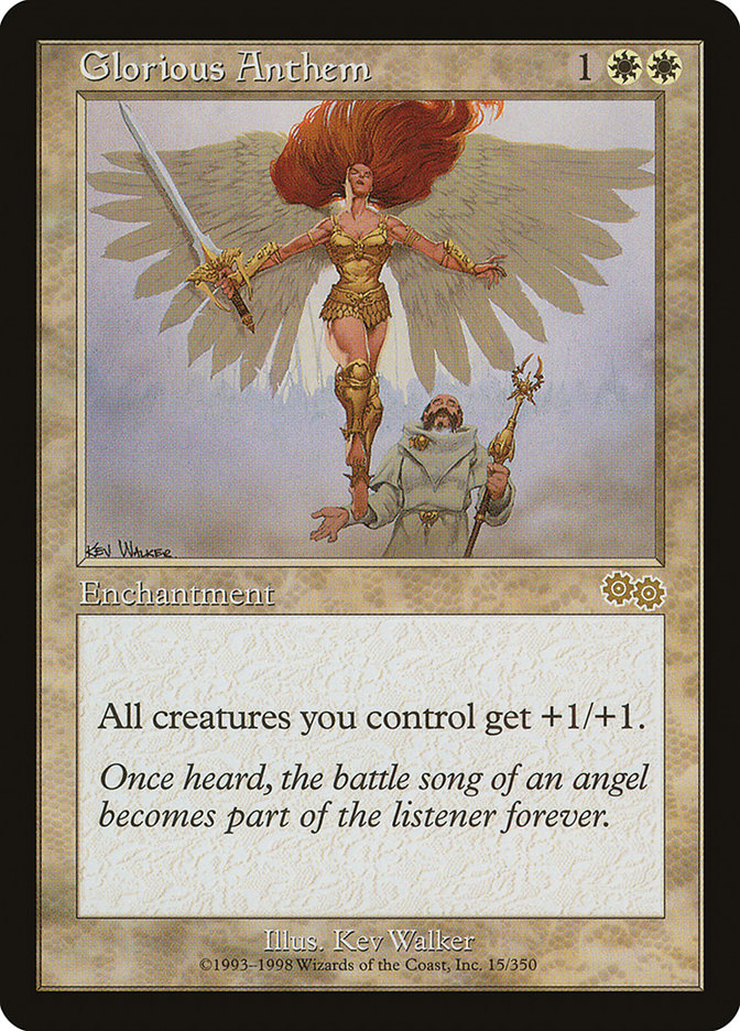 Glorious Anthem [Urza's Saga] | Pegasus Games WI