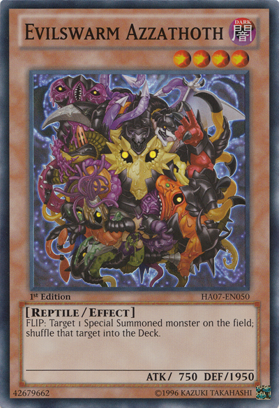 Evilswarm Azzathoth [HA07-EN050] Super Rare | Pegasus Games WI