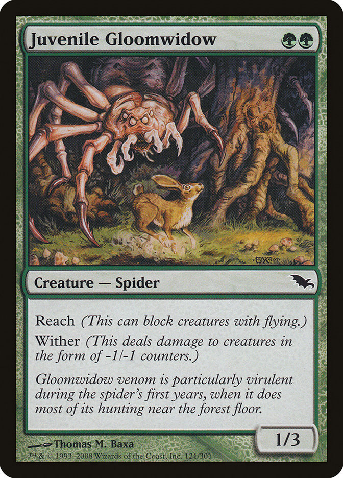 Juvenile Gloomwidow [Shadowmoor] | Pegasus Games WI