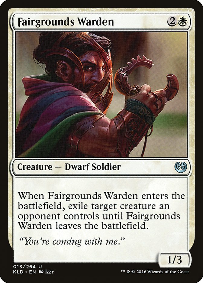 Fairgrounds Warden [Kaladesh] | Pegasus Games WI