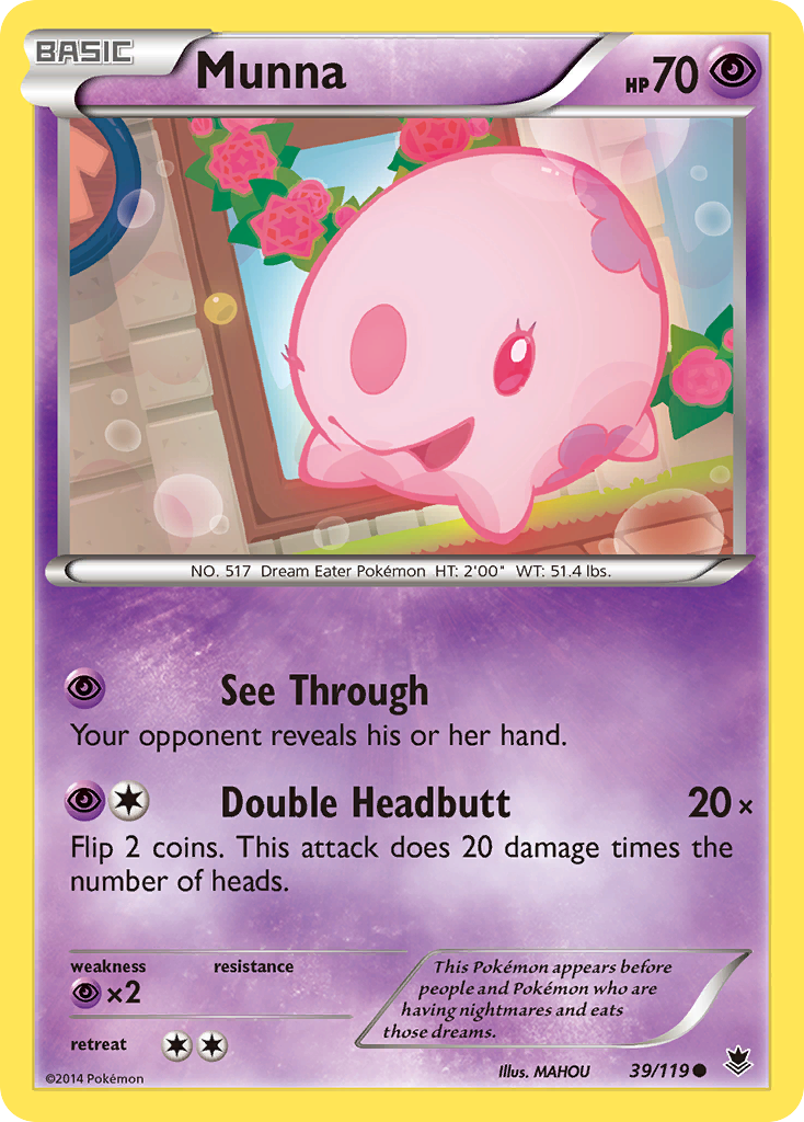 Munna (39/119) [XY: Phantom Forces] | Pegasus Games WI