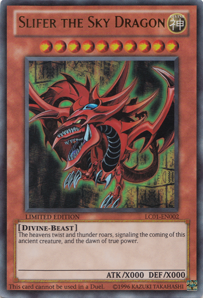 Slifer the Sky Dragon [LC01-EN002] Ultra Rare | Pegasus Games WI