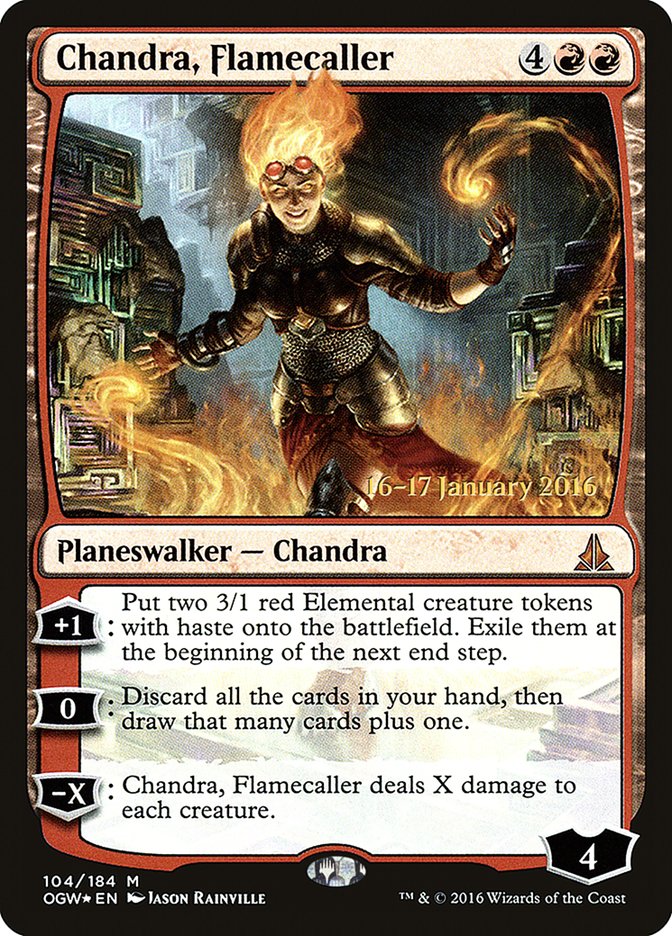 Chandra, Flamecaller [Oath of the Gatewatch Prerelease Promos] | Pegasus Games WI