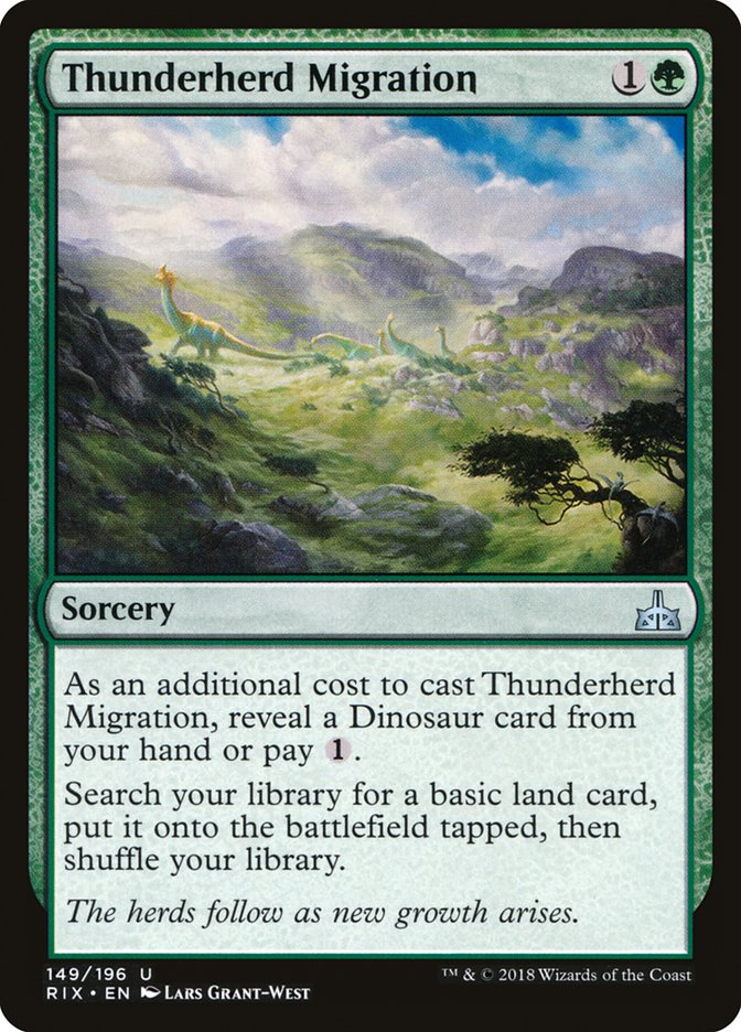 Thunderherd Migration [Rivals of Ixalan] | Pegasus Games WI