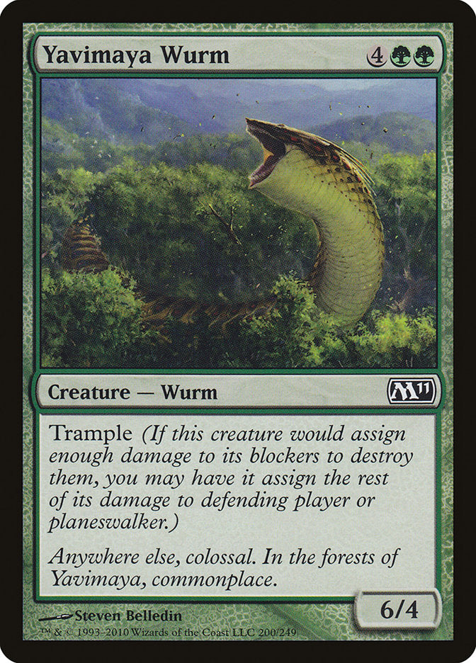 Yavimaya Wurm [Magic 2011] | Pegasus Games WI