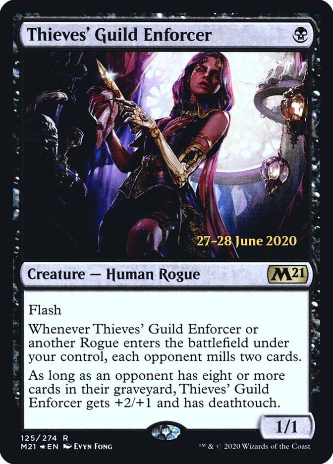 Thieves' Guild Enforcer [Core Set 2021 Prerelease Promos] | Pegasus Games WI