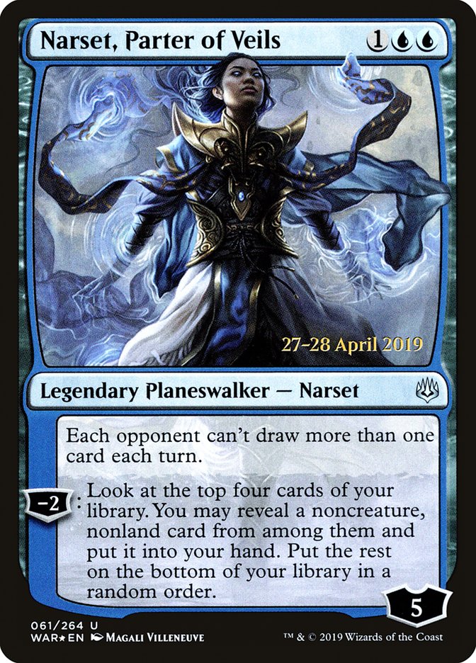 Narset, Parter of Veils [War of the Spark Prerelease Promos] | Pegasus Games WI