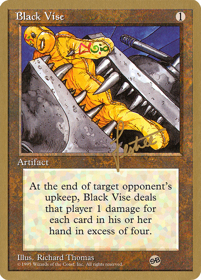 Black Vise (Bertrand Lestree) (SB) [Pro Tour Collector Set] | Pegasus Games WI