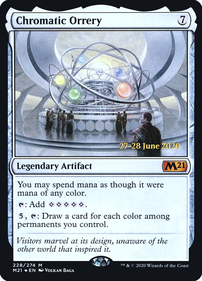 Chromatic Orrery [Core Set 2021 Prerelease Promos] | Pegasus Games WI