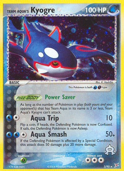 Team Aqua's Kyogre (3/95) [EX: Team Magma vs Team Aqua] | Pegasus Games WI