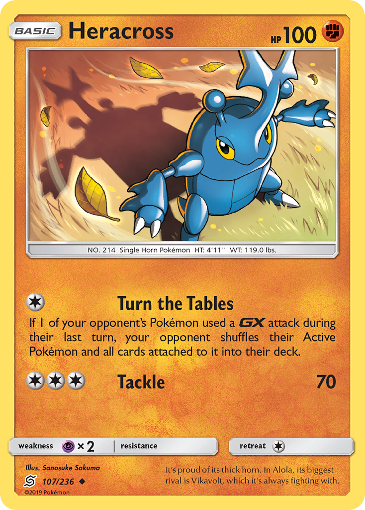 Heracross (107/236) [Sun & Moon: Unified Minds] | Pegasus Games WI