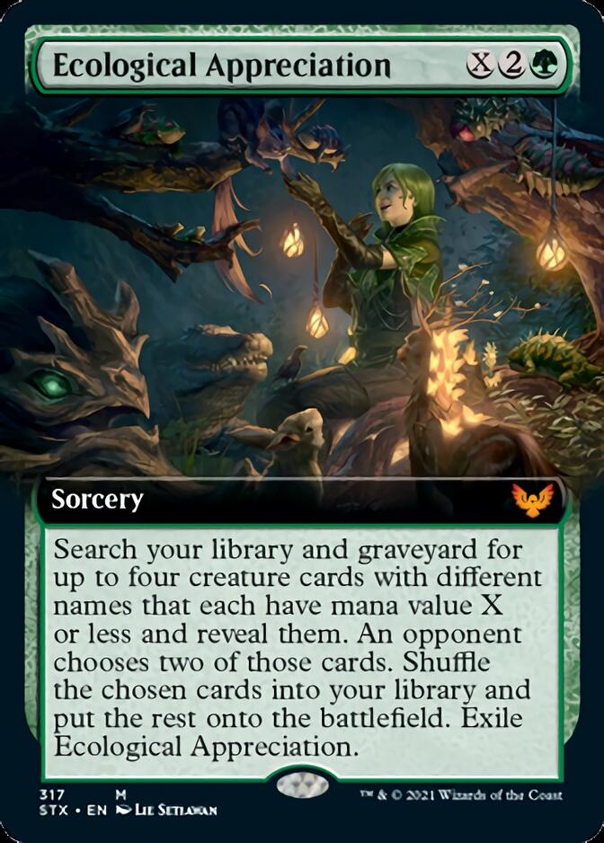 Ecological Appreciation (Extended Art) [Strixhaven: School of Mages] | Pegasus Games WI