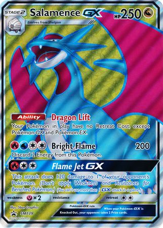 Salamence GX (SM139) (Jumbo Card) [Sun & Moon: Black Star Promos] | Pegasus Games WI