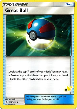 Great Ball (119/149) (Pikachu Stamp #29) [Battle Academy 2020] | Pegasus Games WI