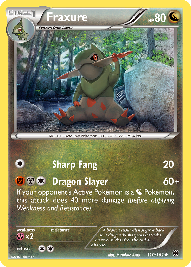 Fraxure (110/162) [XY: BREAKthrough] | Pegasus Games WI