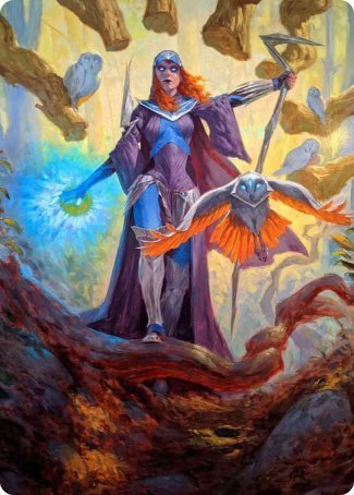 Kasmina, Enigma Sage Art Card [Strixhaven: School of Mages Art Series] | Pegasus Games WI