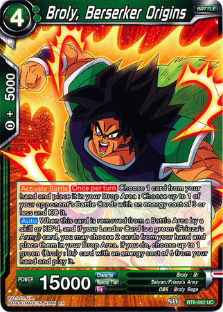 Broly, Berserker Origins [BT6-062] | Pegasus Games WI