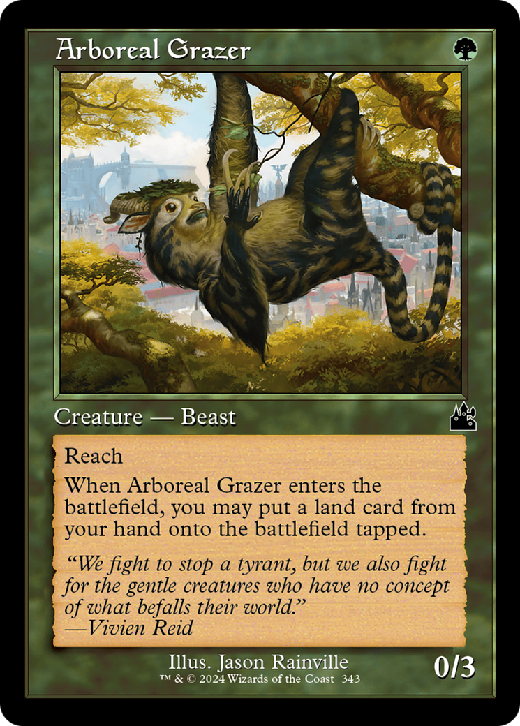 Arboreal Grazer (Retro Frame) [Ravnica Remastered] | Pegasus Games WI