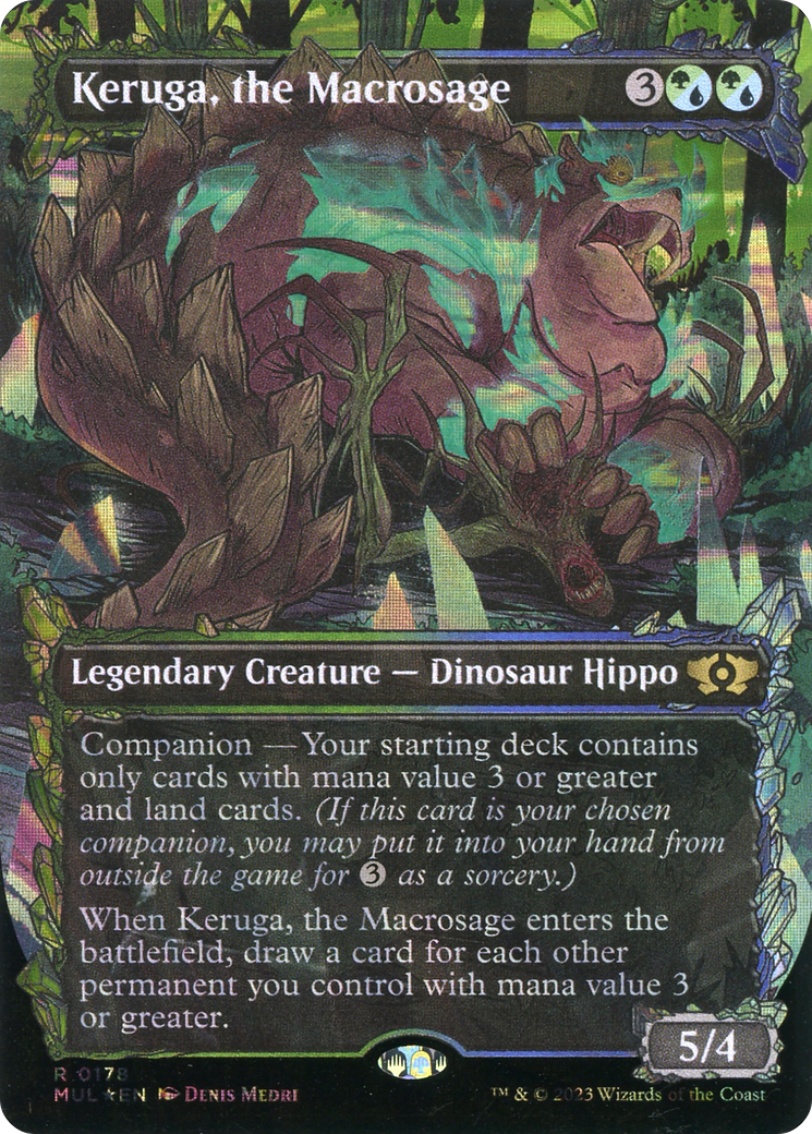 Keruga, the Macrosage (Halo Foil) [Multiverse Legends] | Pegasus Games WI