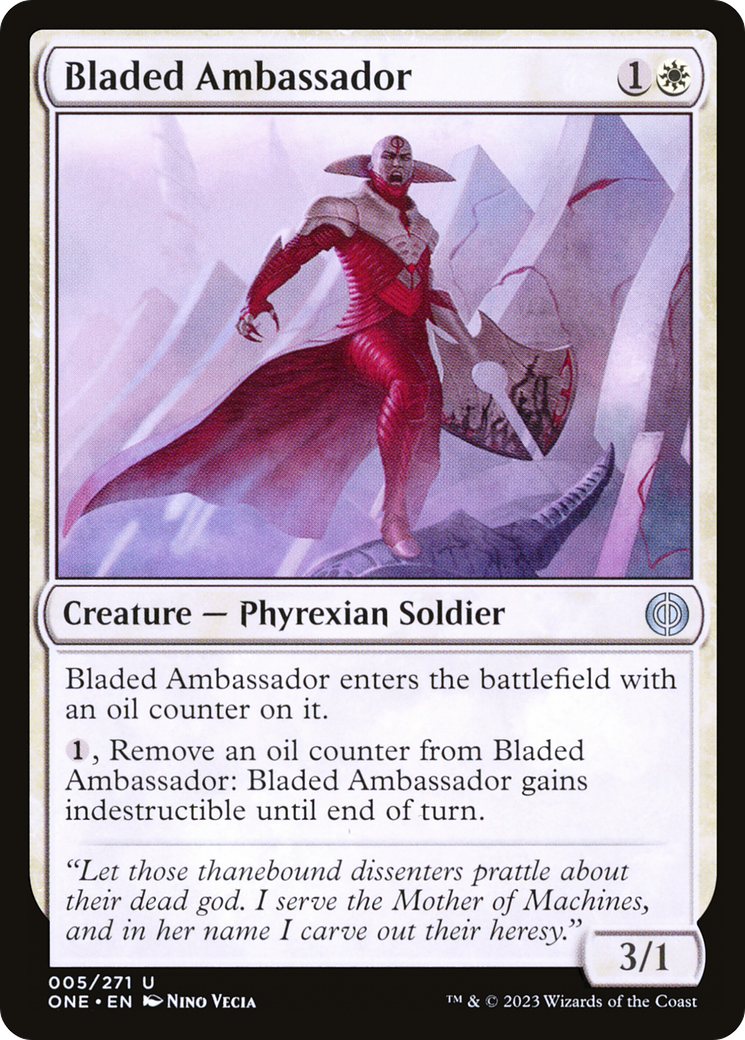 Bladed Ambassador [Phyrexia: All Will Be One] | Pegasus Games WI