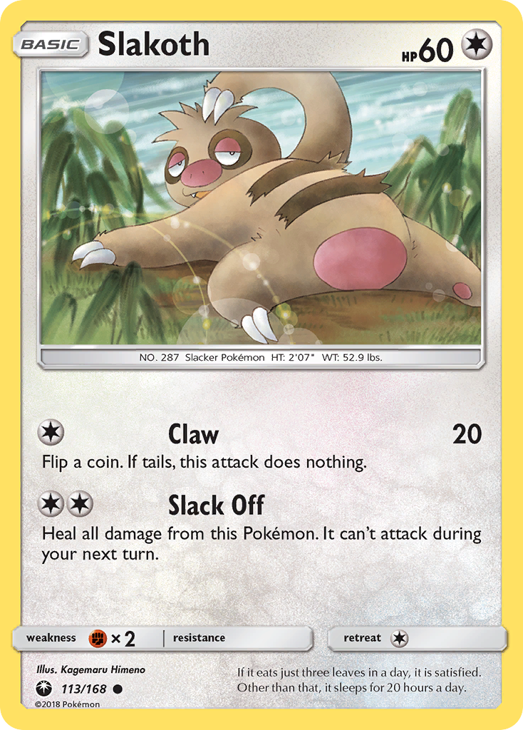 Slakoth (113/168) [Sun & Moon: Celestial Storm] | Pegasus Games WI