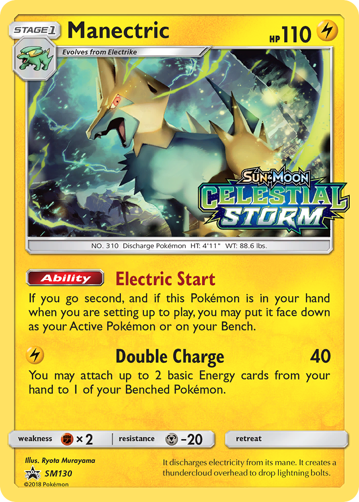 Manectric (SM130) [Sun & Moon: Black Star Promos] | Pegasus Games WI