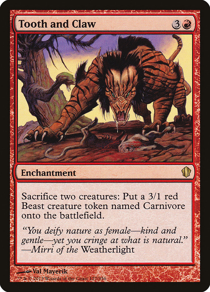 Tooth and Claw [Commander 2013] | Pegasus Games WI