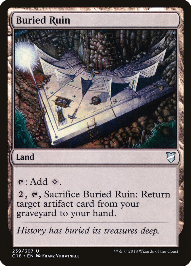 Buried Ruin [Commander 2018] | Pegasus Games WI