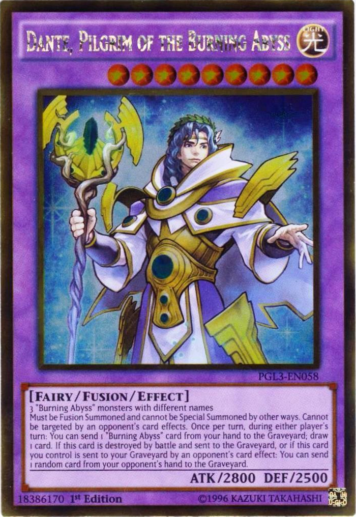 Dante, Pilgrim of the Burning Abyss [PGL3-EN058] Gold Rare | Pegasus Games WI