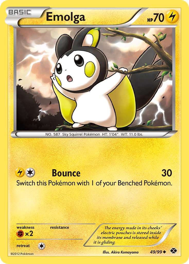 Emolga (49/99) [Black & White: Next Destinies] | Pegasus Games WI